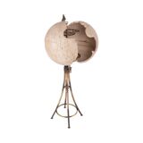 Globe bar  in brass, 1980