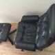 Armchair Scandinavian lounge swivel and tilt and his ottoman Unico 1970 Denmark