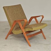 Pair of armchairs restored by Frantisek Jirak for Tatra Nabytok 1960
