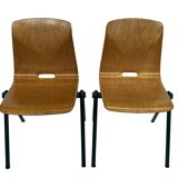 Chaise de salle à manger vintage industrielle Pagwood de Woodmar Design des années 70