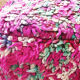 Pouf marocain en tapis avec oreiller