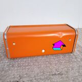 Vintage orange bread box 1970