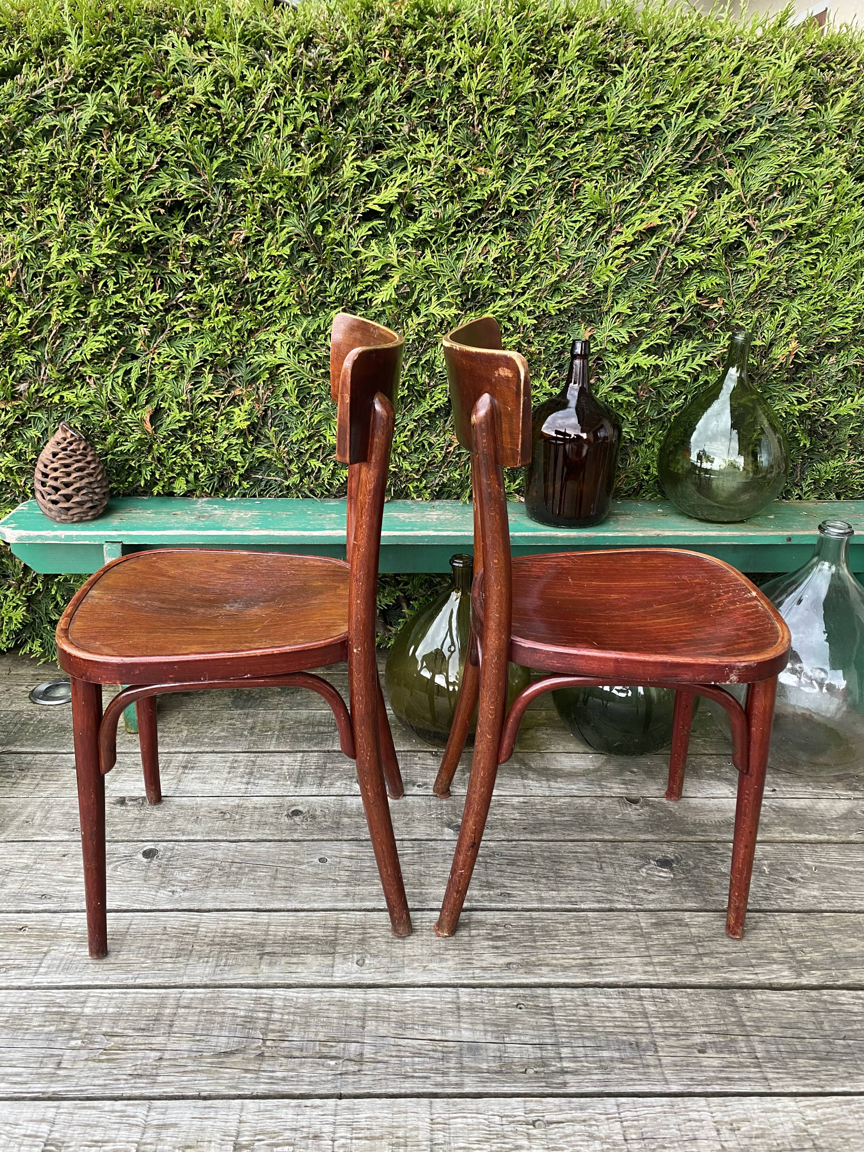 Thonet bistro chairs