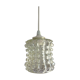 Structured glass bell lamp / vintage 60s / 70s