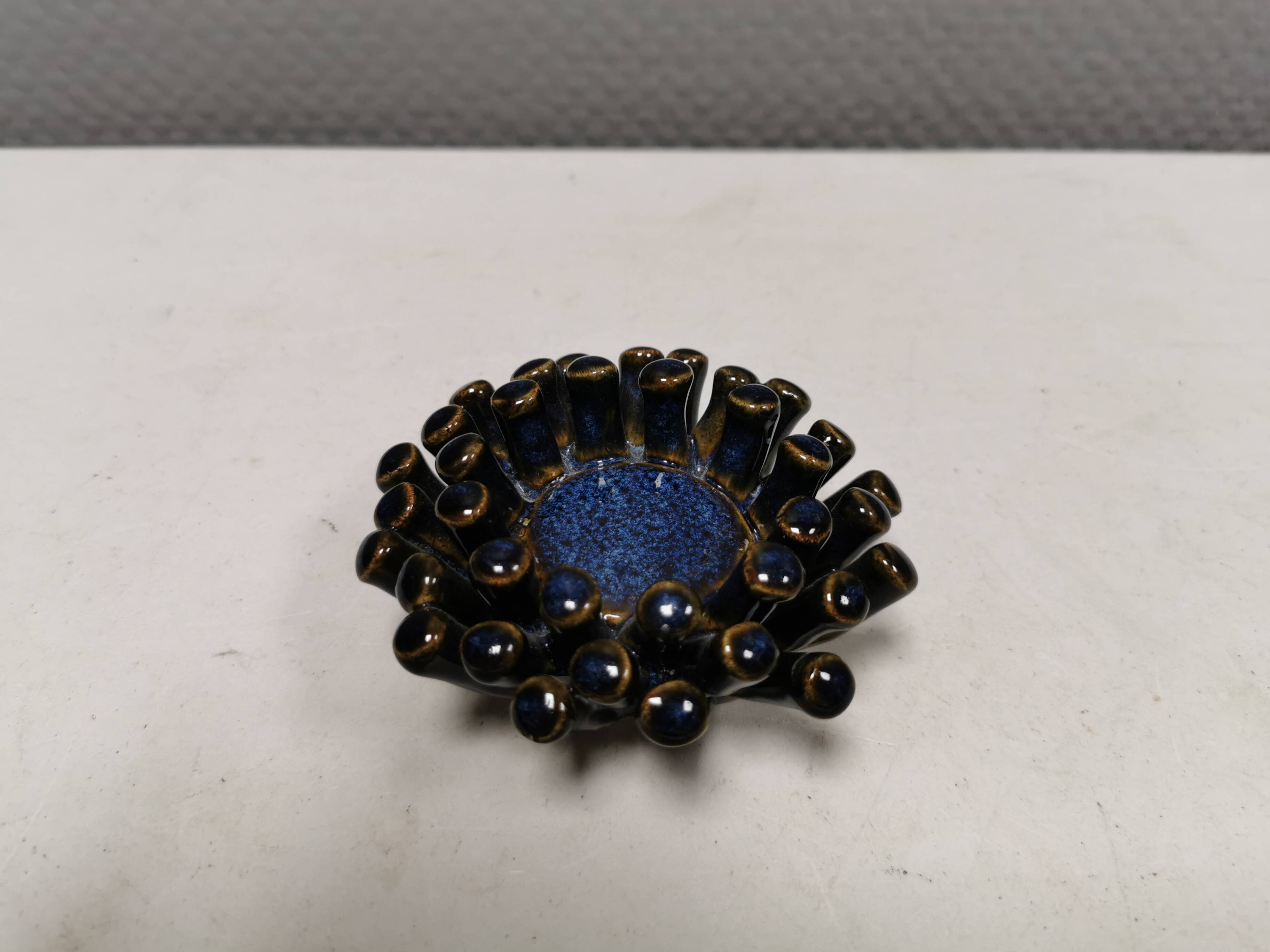 Small ceramic candlestick (for tea lights), Denmark 1970s.