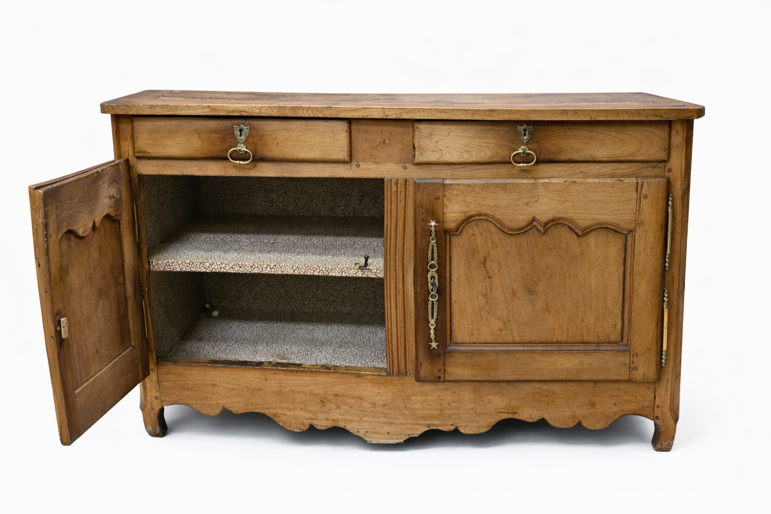 Antique solid wood chest of drawers