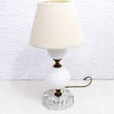 Glass table lamp 1950