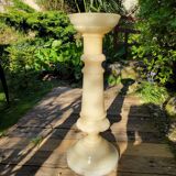 Alabaster pedestal column, 19th century