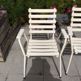 4 garden armchairs