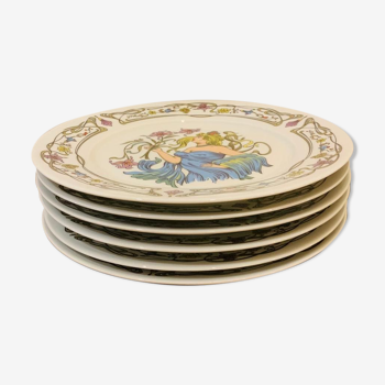 6 assiettes Limoges