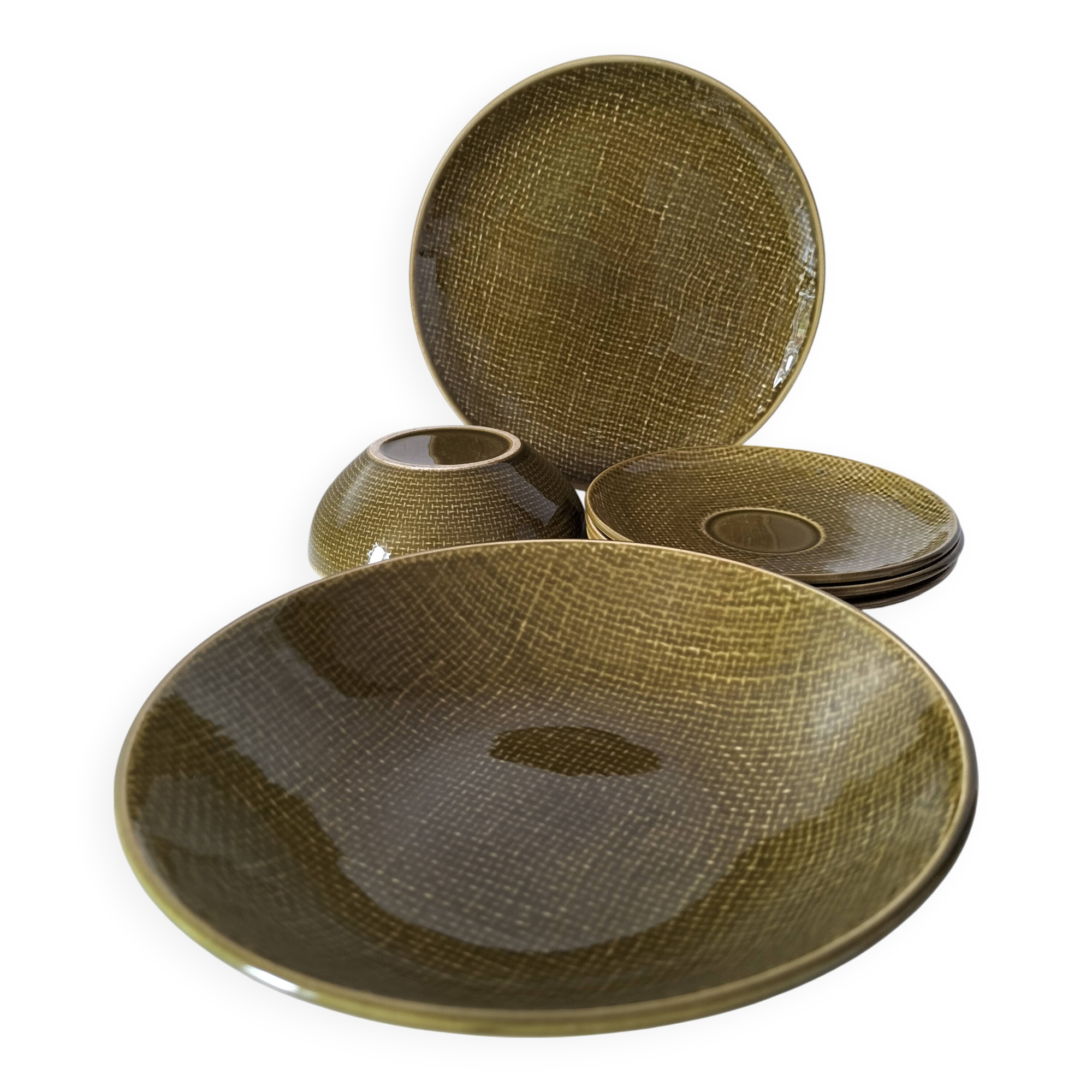 Brunch set - vintage Salins tableware - Miramar model