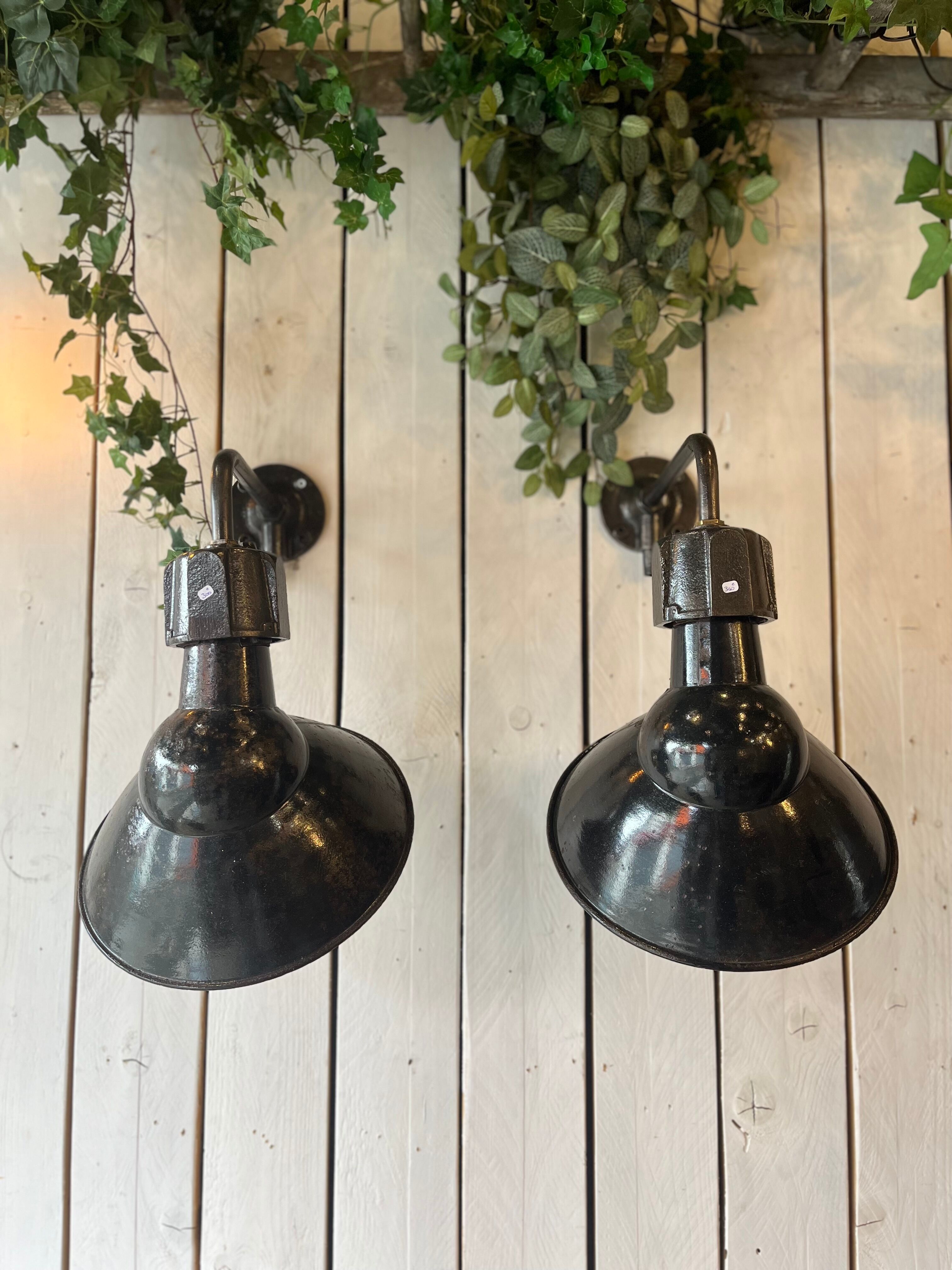 Old pair of gal lamps