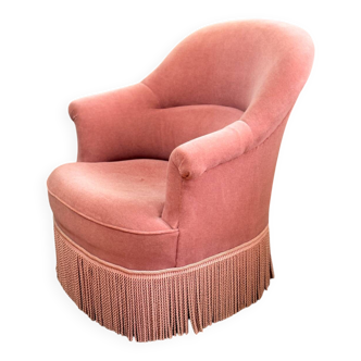 Old pink armchair