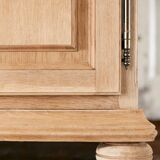 Vintage oak standing wardrobe "Giroflée"