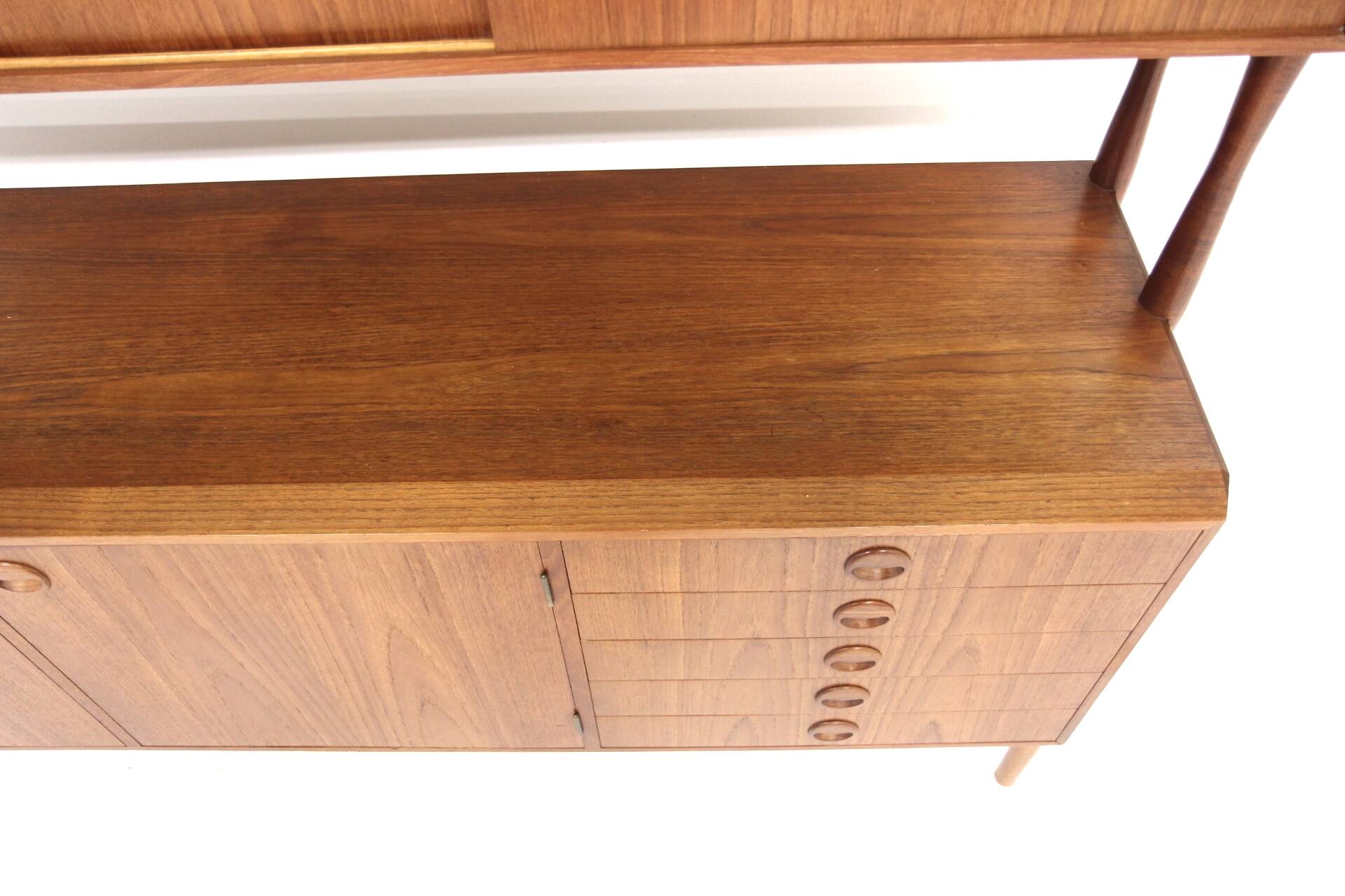 Scandinavian teak sideboard, A. Ahlström Osakeyhtiö, Warkaus, Finland, 1950