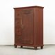 Antique painted kitchen bread cabinet