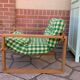 Vintage pine armchair