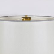 Bakalowits floor lamp from Vienna in solid brass with a glass handle, Austria, 1950s.