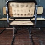 4 chairs Marcel Breuer B32 Cesca 1970