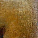 Antique painting HSP/C "The Buffet, Ham and Grapes" in the style of Cornelis