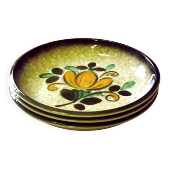 Vintage Boch La Louvière Corfu Collection Set of 3 Small Bowls