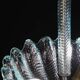 Rare Blu Pendant Light Murano Glass by Barovier e Toso, 1950