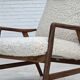 1960s, Danish design by Alf Svensson, genuine sheepskin, reupholstered.