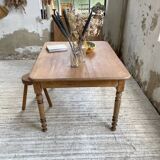 Walnut farmhouse table + extensions