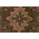 Vintage Turkish Hand-Knotted Wool Cotton Orange Runner Rug 101x380