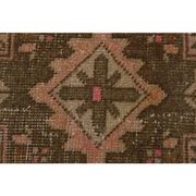 Vintage Turkish Hand-Knotted Wool Cotton Orange Runner Rug 101x380