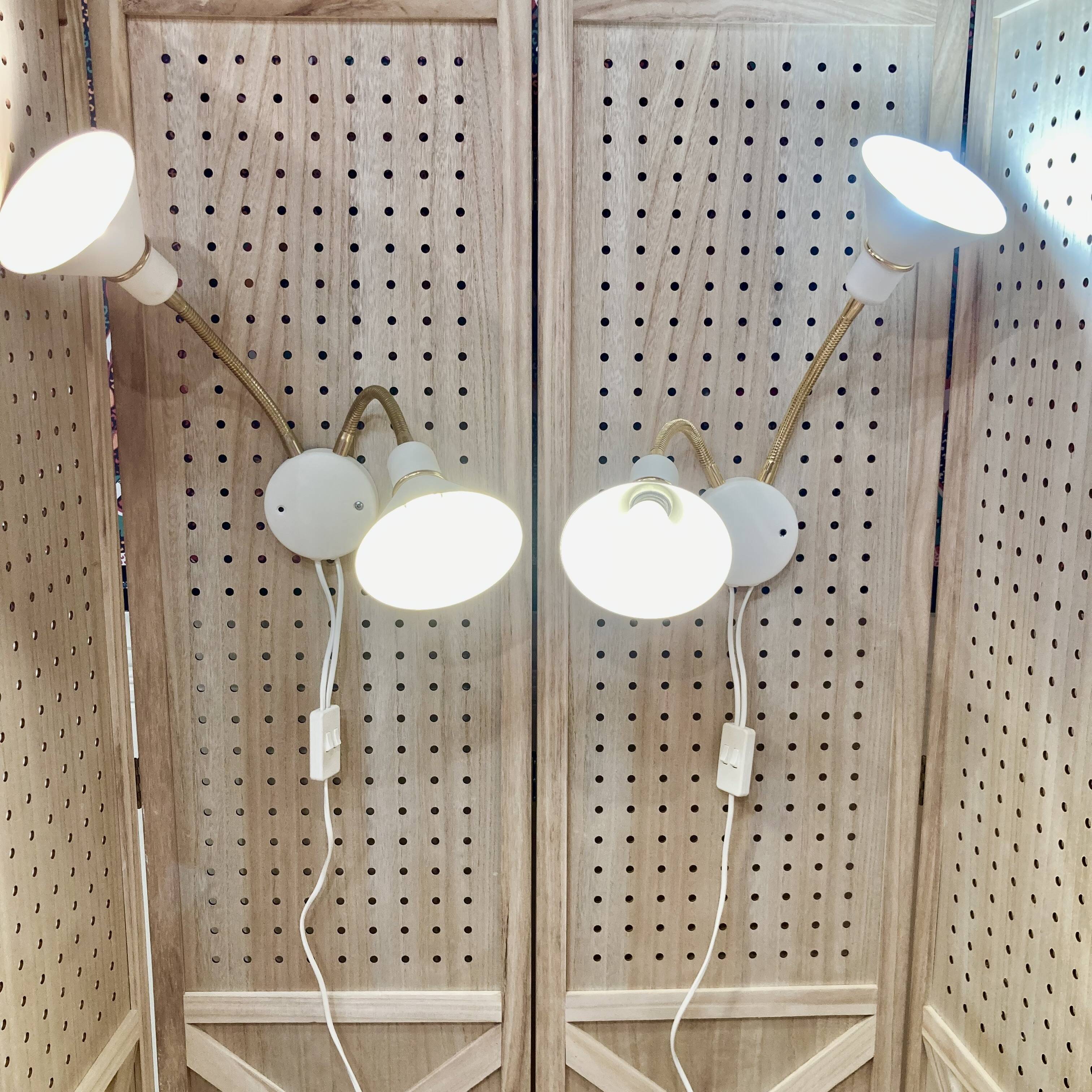 Modular scandinavian design wall lights.