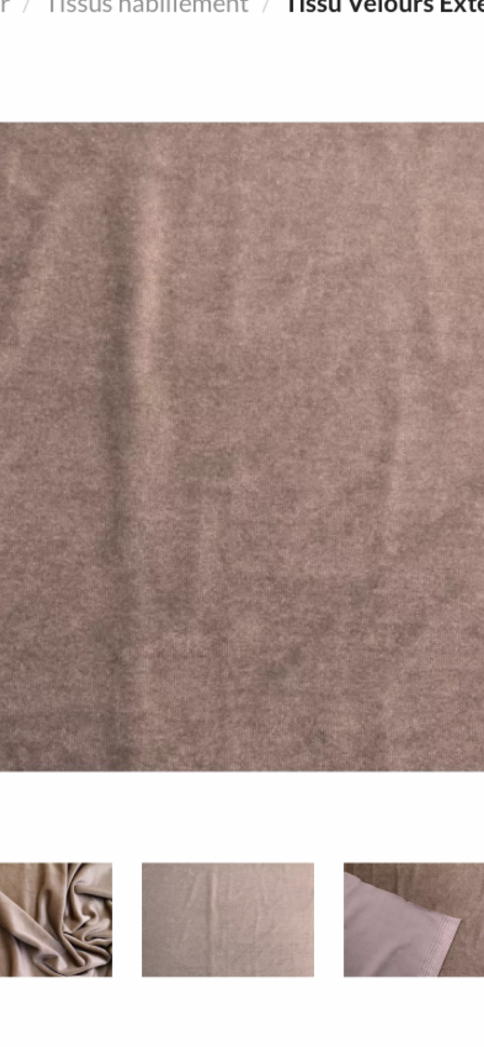 Velvet 3-seater sofa Minotti