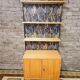 Modular furniture with vintage shelves year 1970