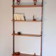 Ergo wall-mounted teak shelves, Vintage Scandinavian 1960s