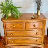 Commode vintage à pin massif