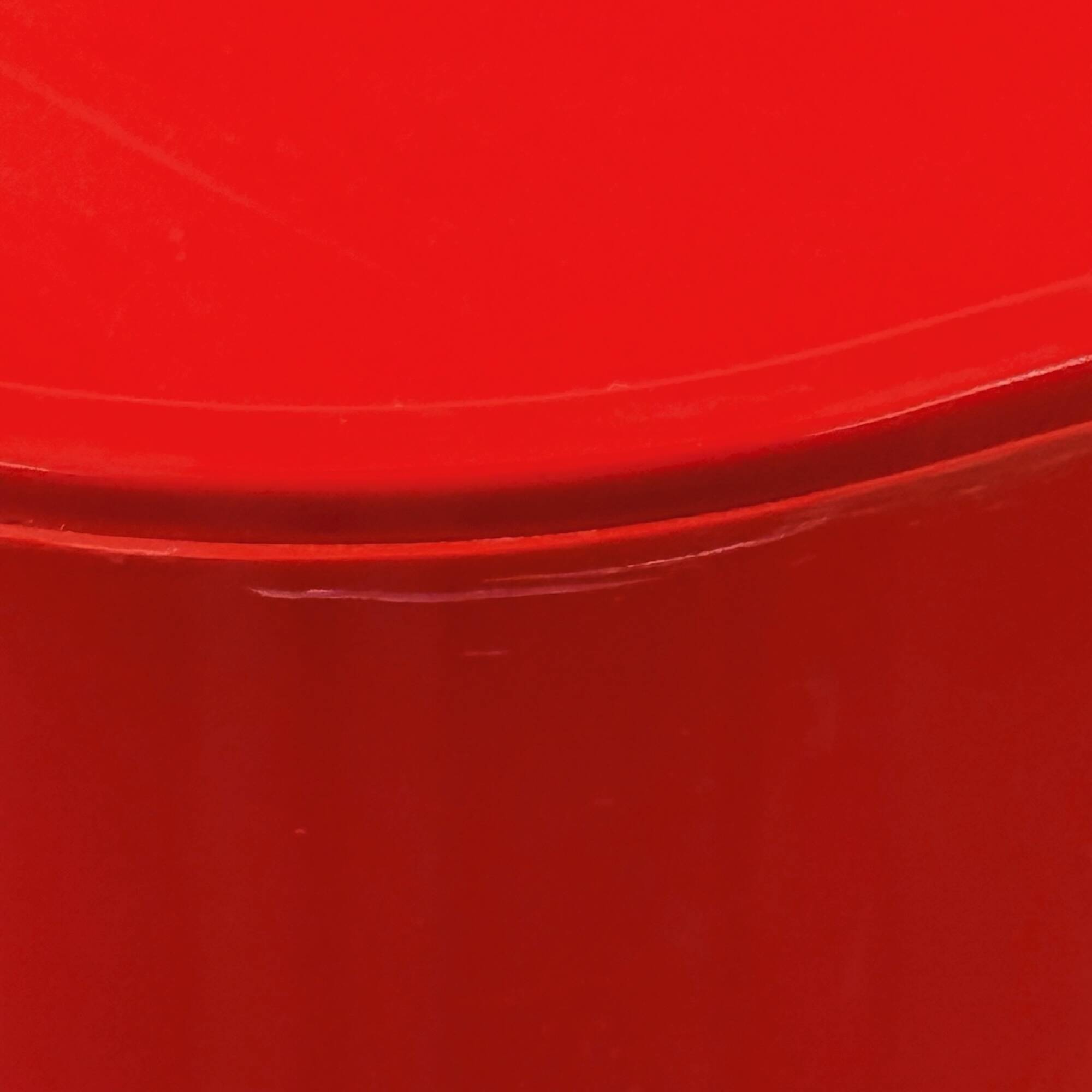 Module de rangement Kartell rouge design italien des années 70