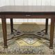 Art Nouveau dining table in mahogany in the style of Gustave Serrurier-Bovy.