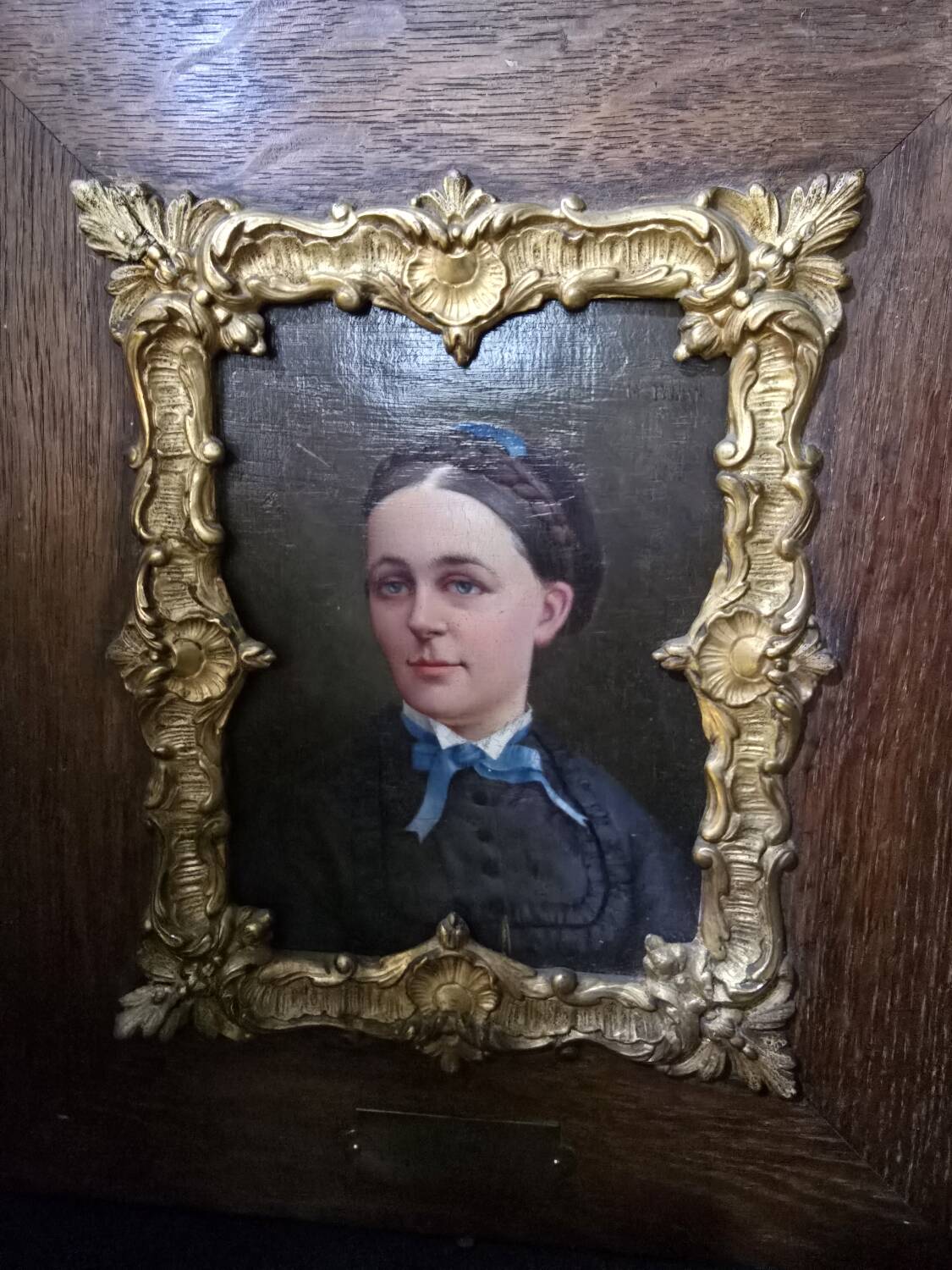 Oil on panel, 19th century