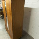 1950s Parisian wardrobe with mirror, 135 x 19 cm