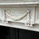 Louis XVI Style Fireplace in White Carrara Marble Circa 1880