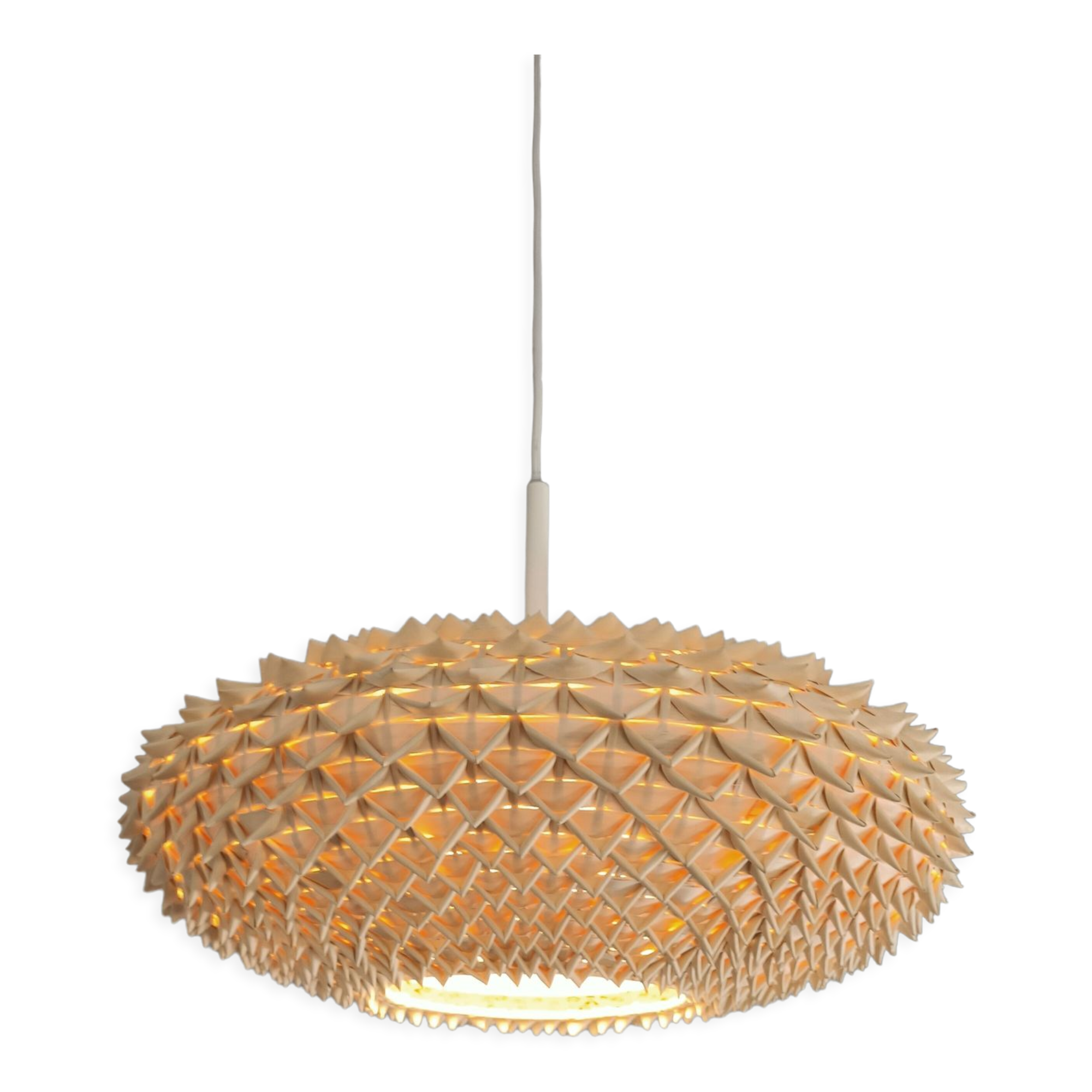 Suspension en fibre naturelle diamètre 50