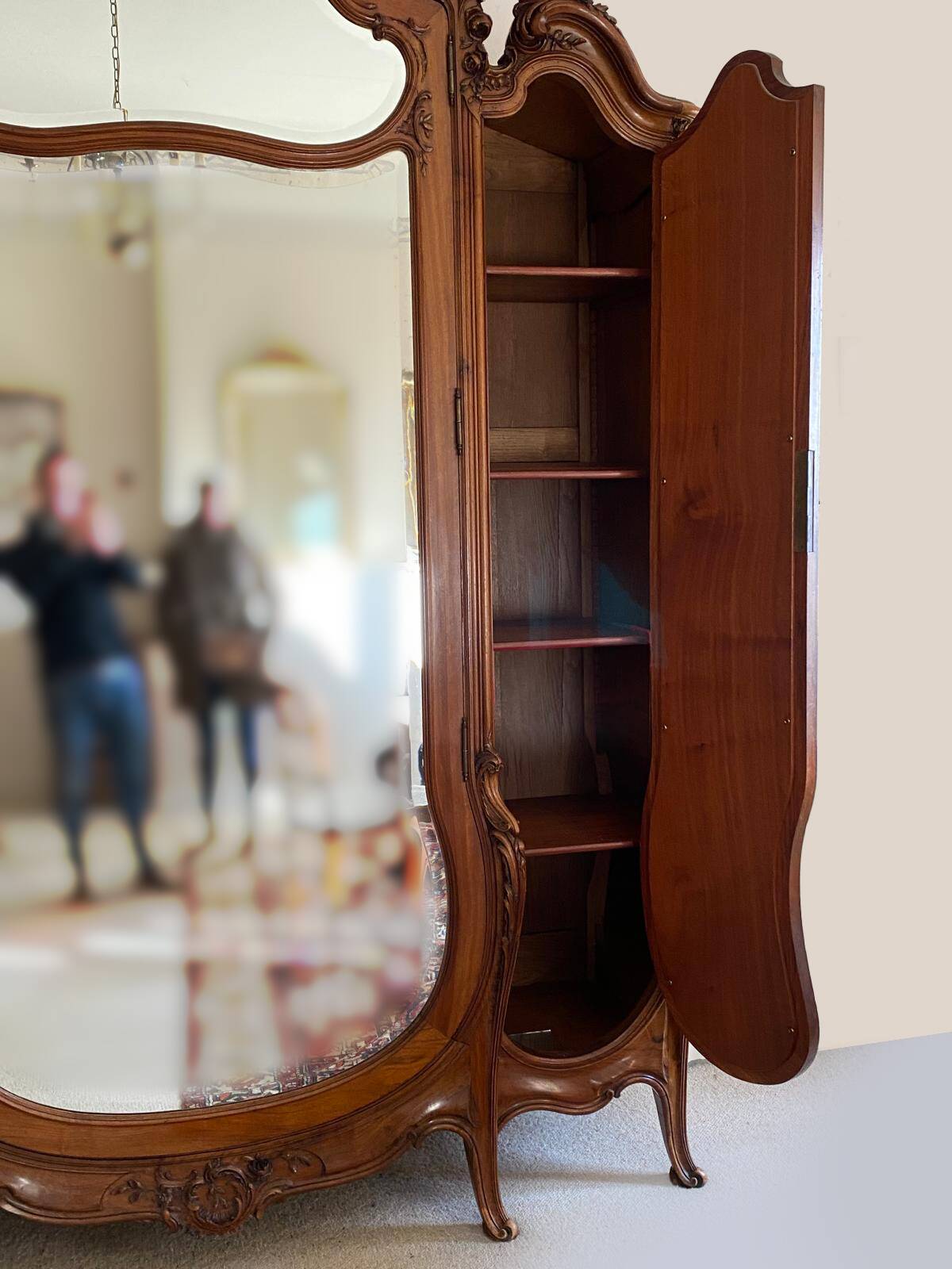 French Rococo style wardrobe