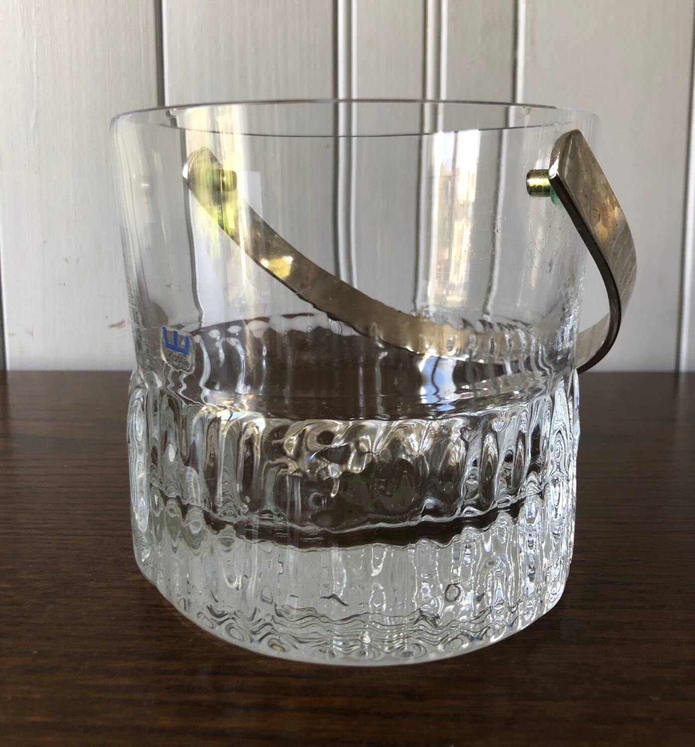 Kosta crystal ice bucket