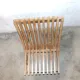 Chaise en teck pour extérieur et intérieur
