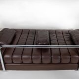 Vintage DS 85 Brown Leather Daybed by De Sede, 1980s