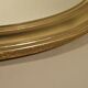 Miroir rond métal doré 40 cm