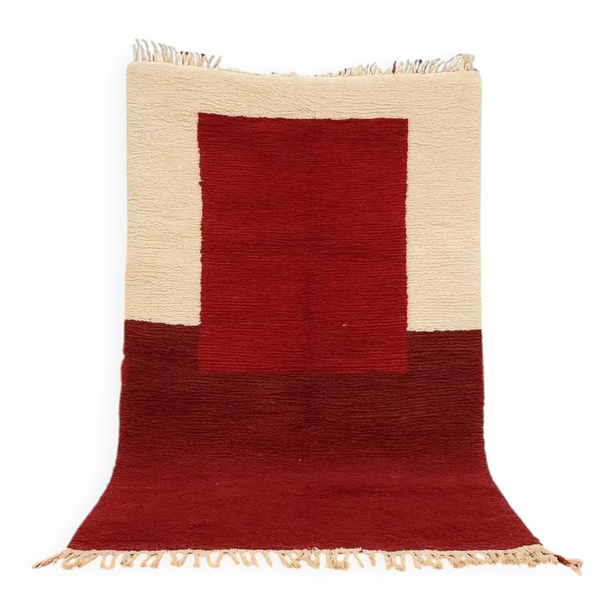 Handmade Moroccan rug in wool 3 x 2 m