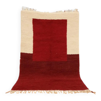 Handmade Moroccan rug in wool 3 x 2 m