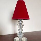 Art Deco crystal lamp in the style of Adnet