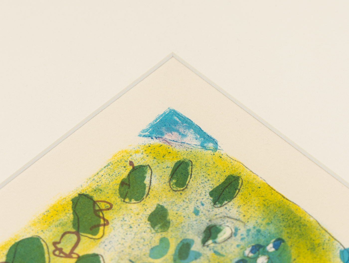 Summer in the Garden, color Lithograph